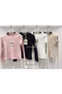 Sweter dziewczęcy KOLORY DO WYBORU (4-14) JZH-1014