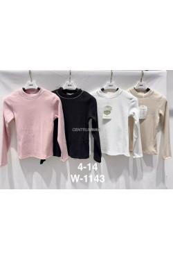 Sweter dziewczęcy KOLORY DO WYBORU (4-14) W-1143