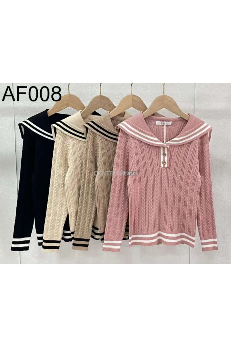 Sweter dziewczęcy KOLORY DO WYBORU (4-14) AF007