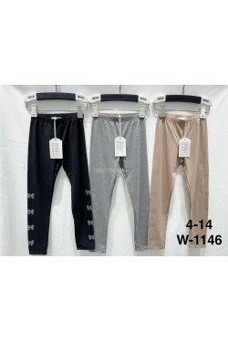 Spodnie dziewczęce KOLORY DO WYBORU (4-14) W-1146