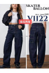 Jeansy damskie (XS-L) L8720