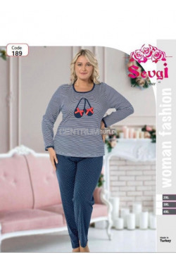 Piżama damska Turecka (2XL-4XL) 189