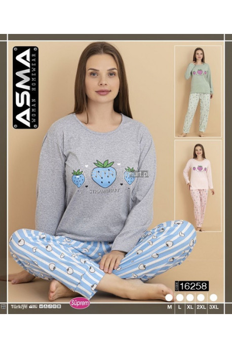 Piżama damska Turecka (L-4XL) 16273