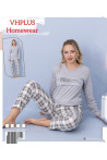 Piżama damska Turecka (M-3XL) 16239