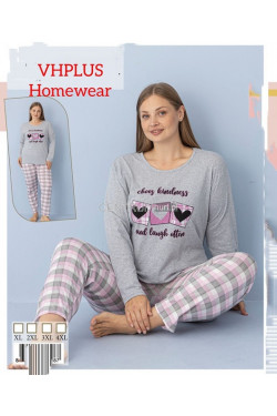 Piżama damska Turecka (XL-4XL) 0258