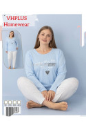Piżama damska Turecka (XL-4XL) 0258