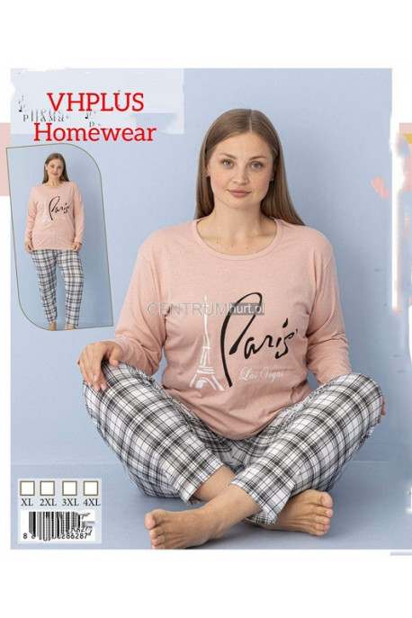 Piżama damska Turecka (XL-4XL) 0260