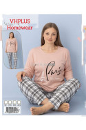 Piżama damska Turecka (XL-4XL) 0260