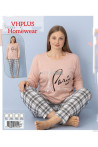 Piżama damska Turecka (XL-4XL) 0260