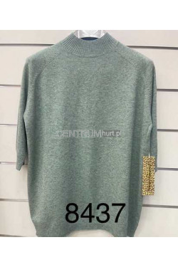 Sweter LES PARIES duży rękaw 3/4 8437