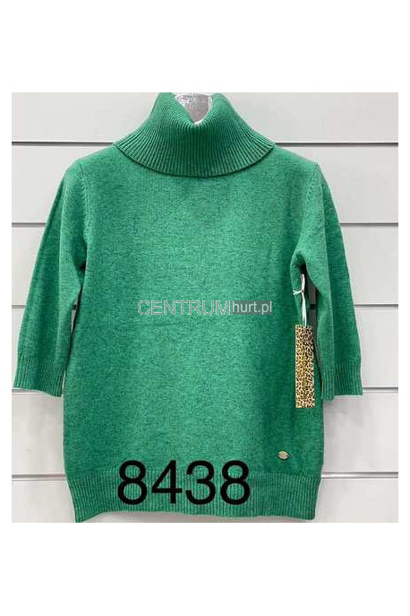 Sweter LES PARIES duży rękaw 3/4 8437