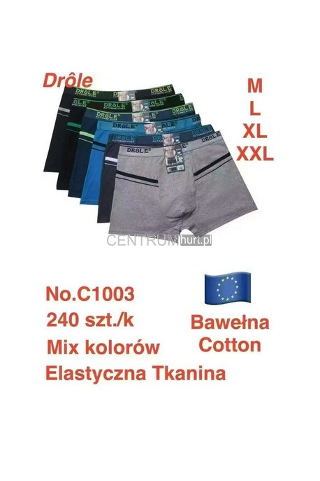 Bokserki DROLE (M-2XL) C001