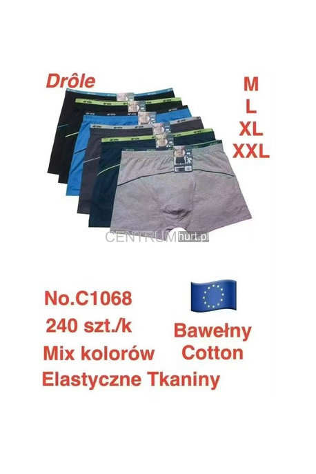 Bokserki DROLE (M-2XL) C001