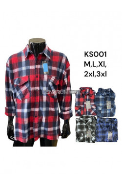 Koszula męska polarowa (M-3XL) KS001