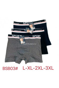 Bokserki męskie (L-3XL) BSB03