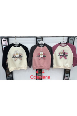 Bluza dziewczęca KOLORY DO WYBORU (4-14) 1690