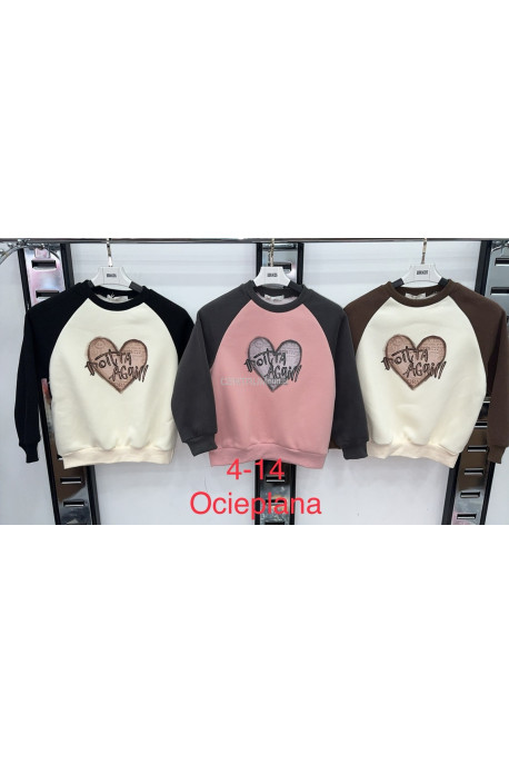 Bluza dziewczęca KOLORY DO WYBORU (4-14) 1690