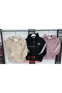 Bluza dziewczęca KOLORY DO WYBORU (4-14) 1695