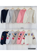 Sweter dziewczęcy KOLORY DO WYBORU (4-14) TF003