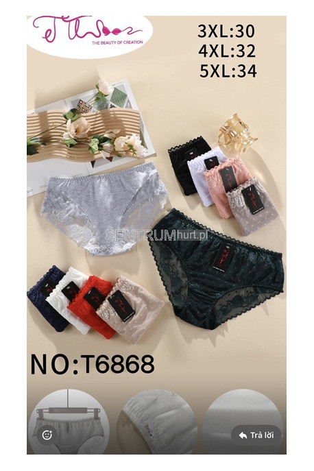 Majtki damskie (L-2XL) 376-N