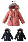 Kurtka dziewczęca zimowa KOLORY DO WYBORU (4-12) 78
