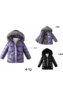 Kurtka dziewczęca zimowa KOLORY DO WYBORU (4-12) 80