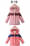 Kurtka dziewczęca zimowa KOLORY DO WYBORU (4-12) 81