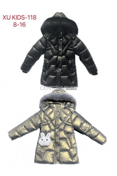 Kurtka dziewczęca zimowa KOLORY DO WYBORU (8-16) 88
