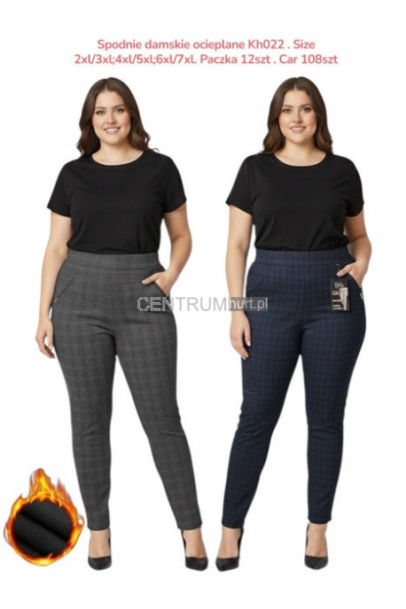 Spodnie zimowe damskie (2XL-7XL) KH002