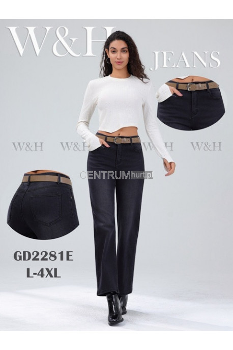 Jeansy damskie (L-4XL) GD2277E