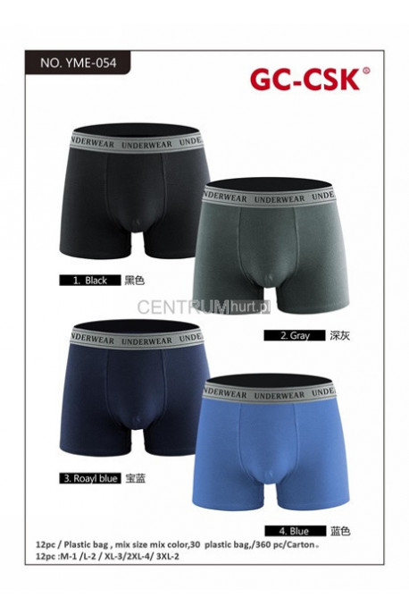 Bokserki męskie (M-3XL) YME-034