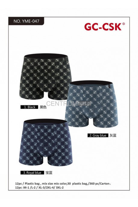 Bokserki męskie (M-3XL) YME-053
