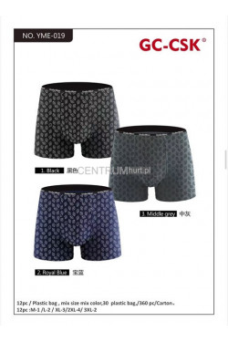 Bokserki męskie (M-3XL) YME-019