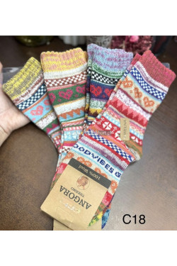 Skarpetki damskie 10 % WEŁNA ANGORA (35-42) 3201