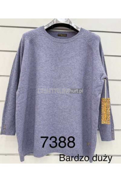 Sweter BARDZO DUZY MELANŻ LES PARIES 7388