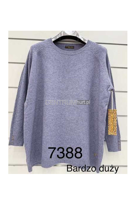 Sweter BARDZO DUZY MELANŻ LES PARIES 7349