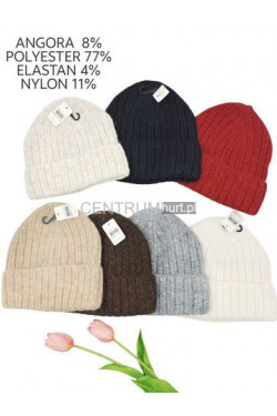 Czapki damska z angorą 050102