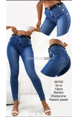 Jeansy damskie (XS-XL) 3970D