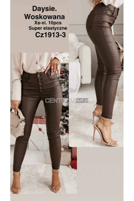 Spodnie skórzane damskie (30-38) 2