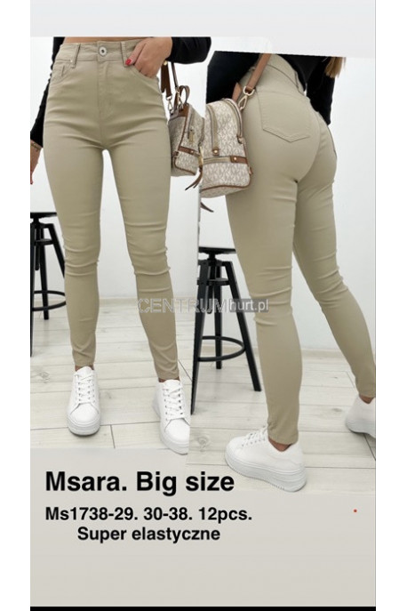 Spodnie skórzane damskie (30-38) 2