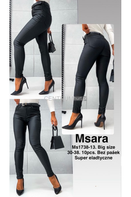 Spodnie skórzane damskie (XS-XL) 1