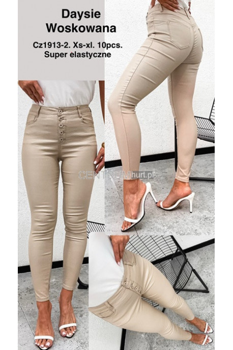 Spodnie skórzane damskie (XS-XL) 1