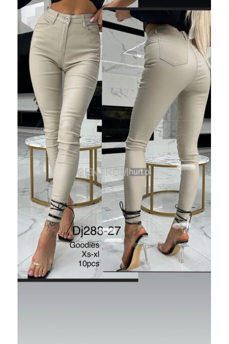 Spodnie skórzane damskie (XS-XL) 1