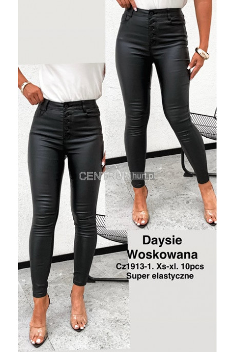 Spodnie skórzane damskie (XS-XL) 1