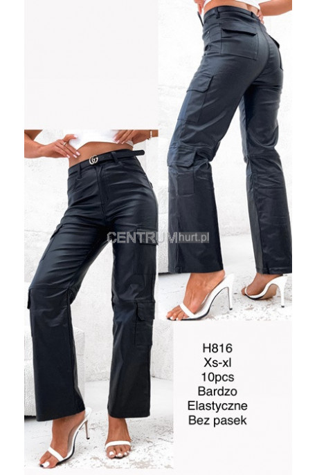 Spodnie skórzane damskie (38-48) 2