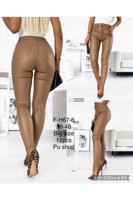 Spodnie skórzane damskie (XS-XL) 1