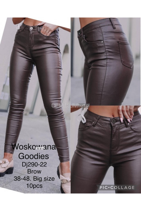 Spodnie skórzane damskie (XS-XL) 1