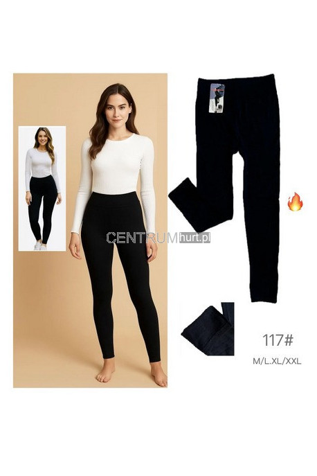 LEGINSY damskie termiczne (S-3XL) F4351