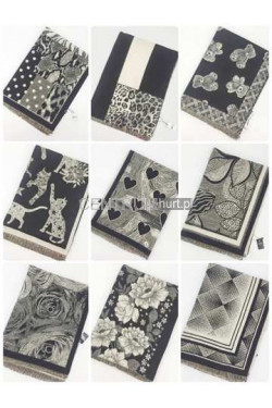 Szaliki damski mix wzorów 9052