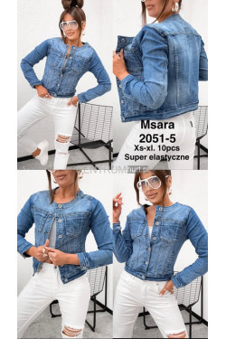 Kurtka jeansowa damska (XS-XL) 2051-5